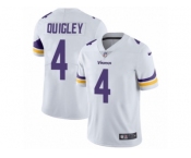 Men's Nike Minnesota Vikings #4 Ryan Quigley Vapor Untouchable Limited White NFL Jersey