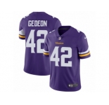 Men's Nike Minnesota Vikings #42 Ben Gedeon Vapor Untouchable Limited Purple Team Color NFL Jersey