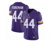 Men's Nike Minnesota Vikings #44 Chuck Foreman Vapor Untouchable Limited Purple Team Color NFL Jersey