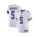 Men's Nike Minnesota Vikings #5 Teddy Bridgewater Vapor Untouchable Limited White NFL Jersey