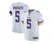 Men's Nike Minnesota Vikings #5 Teddy Bridgewater Vapor Untouchable Limited White NFL Jersey