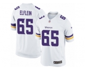 Men's Nike Minnesota Vikings #65 Pat Elflein Limited White NFL Jersey