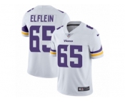 Men's Nike Minnesota Vikings #65 Pat Elflein Vapor Untouchable Limited White NFL Jersey