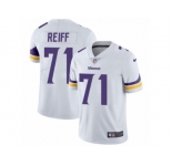 Men's Nike Minnesota Vikings #71 Riley Reiff Vapor Untouchable Limited White NFL Jersey