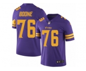 Men's Nike Minnesota Vikings #76 Alex Boone Limited Purple Rush NFL Jersey