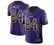 Men's Nike Minnesota Vikings #84 Randy Moss Limited Purple Rush Drift Fashion NFL Jersey