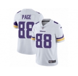 Men's Nike Minnesota Vikings #88 Alan Page Vapor Untouchable Limited White NFL Jersey