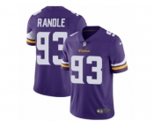 Men's Nike Minnesota Vikings #93 John Randle Vapor Untouchable Limited Purple Team Color NFL Jersey