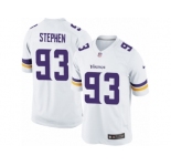 Men's Nike Minnesota Vikings #93 Shamar Stephen Limited White NFL Jersey