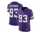Men's Nike Minnesota Vikings #93 Shamar Stephen Vapor Untouchable Limited Purple Team Color NFL Jersey
