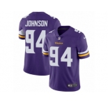 Men's Nike Minnesota Vikings #94 Jaleel Johnson Vapor Untouchable Limited Purple Team Color NFL Jersey