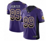 Men's Nike Minnesota Vikings #99 Danielle Hunter Limited Purple Rush Drift Fashion NFL Jersey