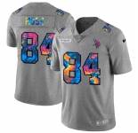 Minnesota Vikings #84 Randy Moss Men's Nike Multi-Color 2020 NFL Crucial Catch NFL Jersey Greyheather