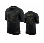 Minnesota Vikings #99 Danielle Hunter Black 2020 Salute to Service Limited Jersey