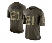 Nike Minnesota Vikings #21 Jerick McKinnon Green Men Stitched NFL Limited 2015 Salute To Service Jersey