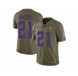 Nike Minnesota Vikings #21 Mike Hughes Olive Men Stitched NFL Limited 2017 Salute To Service Jersey