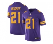 Nike Minnesota Vikings #21 Mike Hughes Purple Men Stitched NFL Limited Rush Jersey