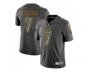 Nike Minnesota Vikings #7 Case Keenum Gray Static Men NFL Vapor Untouchable Limited Jersey