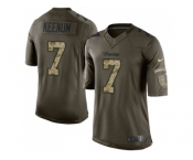 Nike Minnesota Vikings #7 Case Keenum Green Men Stitched NFL Limited 2015 Salute To Service Jersey