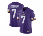 Nike Minnesota Vikings #7 Case Keenum Purple Team Color Men Stitched NFL Vapor Untouchable Limited Jersey