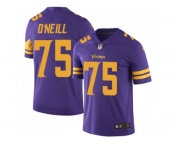 Nike Minnesota Vikings #75 Brian ONeill Purple Men Stitched NFL Limited Rush Jersey