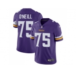 Nike Minnesota Vikings #75 Brian ONeill Purple Team Color Men Stitched NFL Vapor Untouchable Limited Jersey