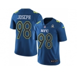 Nike Minnesota Vikings #98 Linval Joseph Navy Men's Stitched NFL Limited NFC 2017 Pro Bowl Jersey