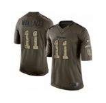nike nfl jerseys minnesota vikings #11 mike wallace army green[nike Limited Salute To Service]