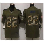 nike nfl jerseys minnesota vikings #22 smith army green[nike Limited Salute To Service]