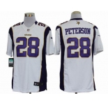 nike nfl jerseys minnesota vikings #28 peterson white[nike limited]