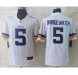 nike nfl jerseys minnesota vikings #5 bridgewater white[nike limited][bridgewater]