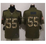 nike nfl jerseys minnesota vikings #55 barr army green[nike Limited Salute To Service]