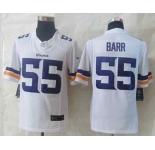 nike nfl jerseys minnesota vikings #55 barr white[nike limited]