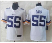 nike nfl jerseys minnesota vikings #55 barr white[nike limited]