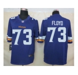 nike nfl jerseys minnesota vikings #73 floyd purple[nike limited]