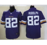 nike nfl jerseys minnesota vikings #82 rudolph purple[new nike limited][rudolph]