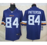 nike nfl jerseys minnesota vikings #84 patterson purple[new nike limited]