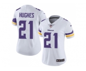 Women Nike Minnesota Vikings #21 Mike Hughes White Stitched NFL Vapor Untouchable Limited Jersey