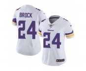 Women Nike Minnesota Vikings #24 Tramaine Brock White Vapor Untouchable Limited Player NFL Jersey