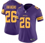 Women's Minnesota Vikings #26 Kene Nwangwu Purple Color Rush Limited Jersey