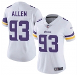 Women's Minnesota Vikings #93 Jonathan Allen White 2025 Vapor Untouchable Limited Stitched Jersey