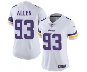 Women's Minnesota Vikings #93 Jonathan Allen White 2025 Vapor Untouchable Limited Stitched Jersey