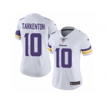 Women's Nike Minnesota Vikings #10 Fran Tarkenton Vapor Untouchable Limited White NFL Jersey