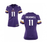 Women's Nike Minnesota Vikings #11 Laquon Treadwell Purple Team Color NFL Jersey