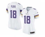 Women's Nike Minnesota Vikings #18 Michael Floyd Limited White NFL Jersey