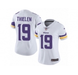 Women's Nike Minnesota Vikings #19 Adam Thielen Vapor Untouchable Limited White NFL Jersey