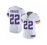 Women's Nike Minnesota Vikings #22 Paul Krause Vapor Untouchable Limited White NFL Jersey
