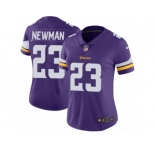 Women's Nike Minnesota Vikings #23 Terence Newman Vapor Untouchable Limited Purple Team Color NFL Jersey