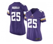 Women's Nike Minnesota Vikings #25 Latavius Murray Purple Team Color Stitched NFL Elite Jersey