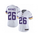 Women's Nike Minnesota Vikings #26 Trae Waynes Vapor Untouchable Limited White NFL Jersey